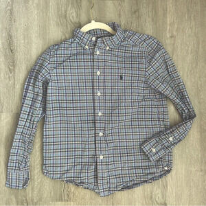 Ralph Lauren Button Up Shirt, Boys Size Medium 10/12